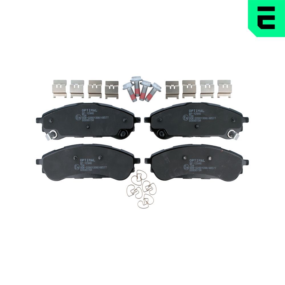 set placute frana,frana disc OPTIMAL BP-12946