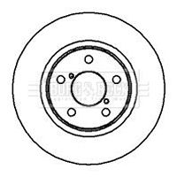 Tarcza hamulcowa BORG & BECK BBD5022