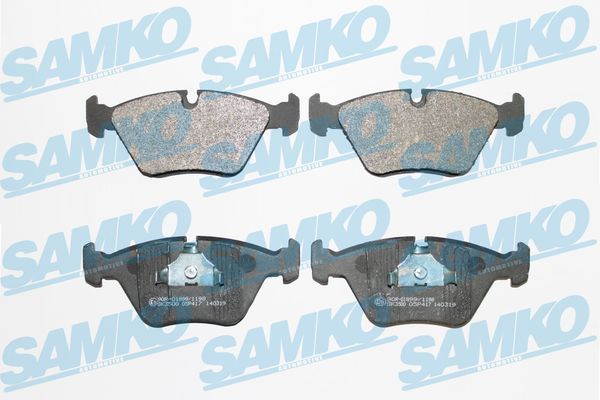 Zestaw klocków hamulcowych, hamulce tarczowe SAMKO 5SP417