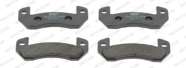 Zestaw klocków hamulcowych, hamulce tarczowe FERODO FDB4309