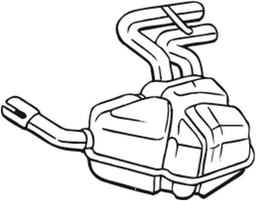 Tłumik końcowy BOSAL 247-041