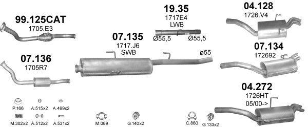 Układ wydechowy POLMO POLMO00077