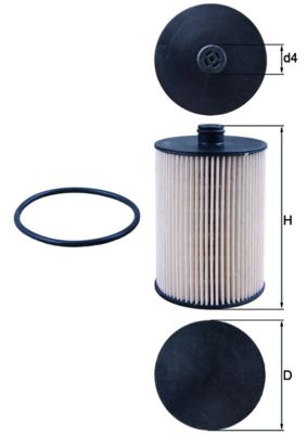 Palivový filter KNECHT KX 226D