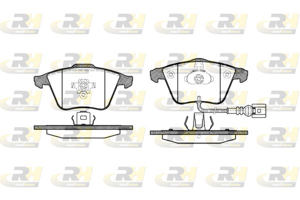 Zestaw klocków hamulcowych, hamulce tarczowe ROADHOUSE 2964.32