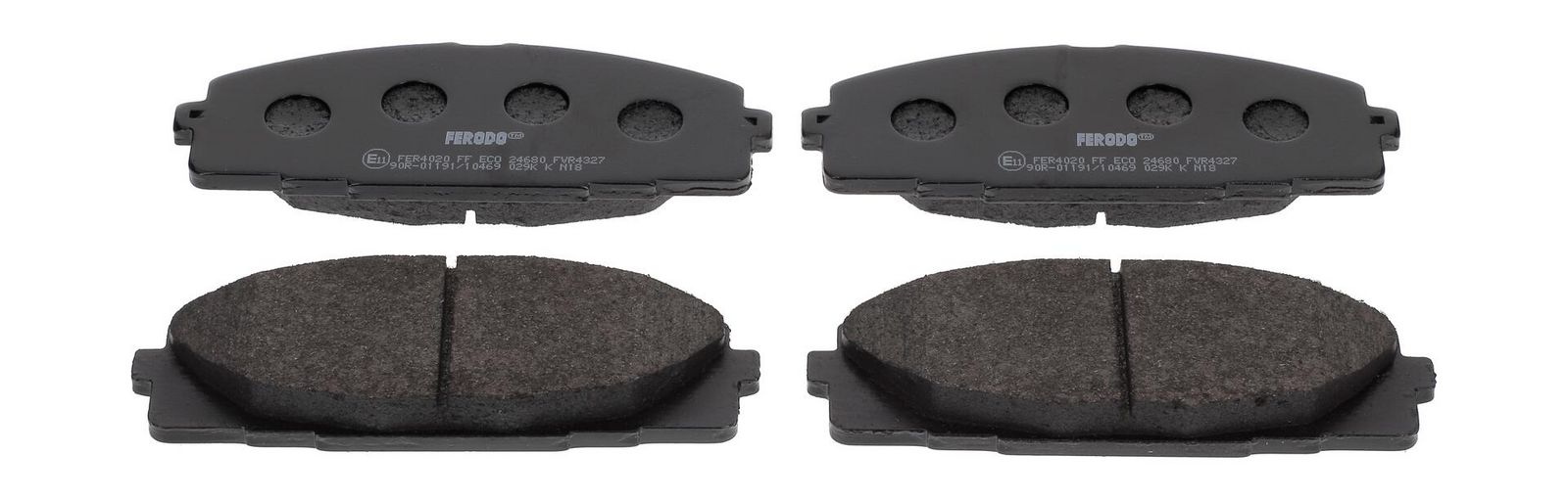 set placute frana,frana disc FERODO FVR4327