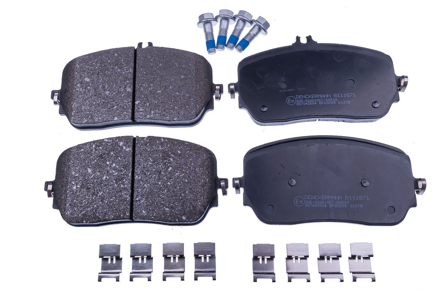 set placute frana,frana disc DENCKERMANN B111671