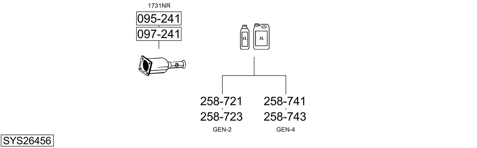 Układ wydechowy BOSAL SYS26456