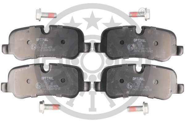 Zestaw klocków hamulcowych, hamulce tarczowe OPTIMAL BP-12396