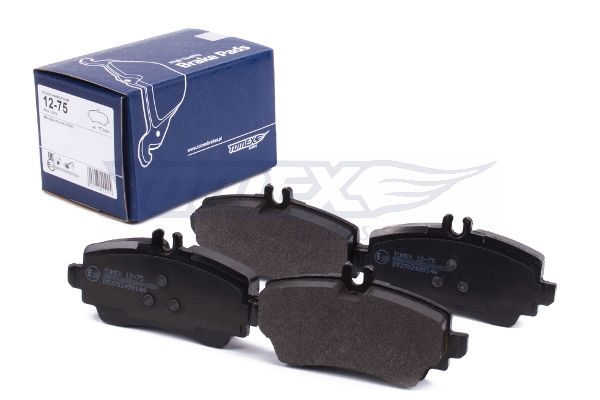Levně Sada brzdových destiček, kotoučová brzda TOMEX Brakes 12-75