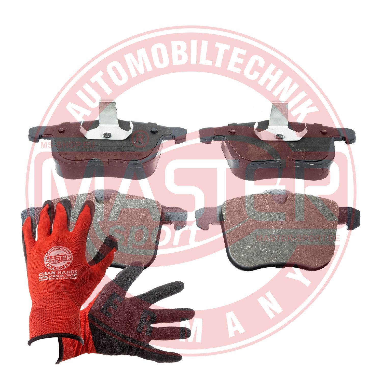 Zestaw klocków hamulcowych, hamulce tarczowe MASTER-SPORT GERMANY 13046071992N-SET-MSP