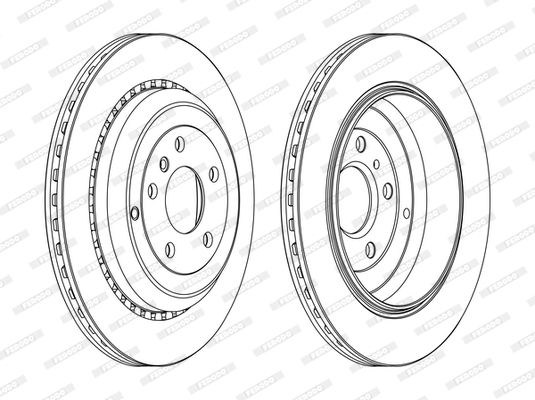 Tarcza hamulcowa FERODO DDF1531C