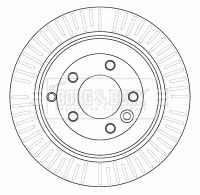 Tarcza hamulcowa BORG & BECK BBD4532