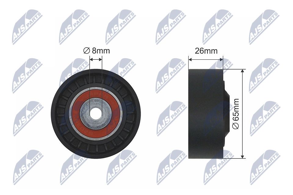 Rola ghidare/conducere, curea transmisie NTY RNK-AU-016