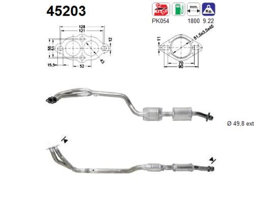 Katalizator AS 18301432152
