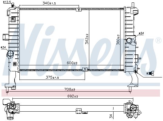 Radiateur, refroidissement du moteur