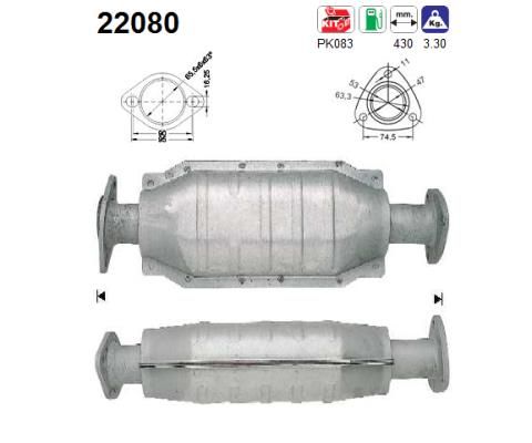 Katalizator AS 22080