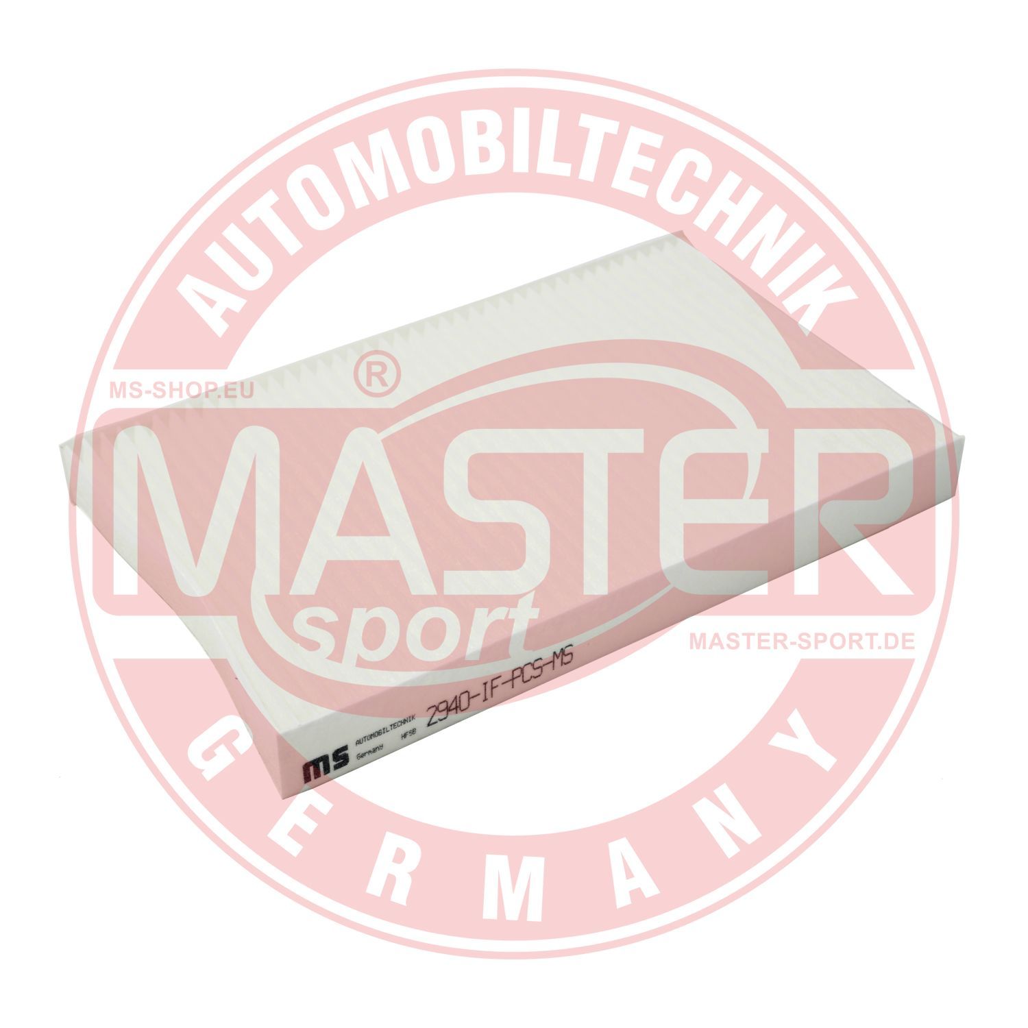 Filtr, wentylacja przestrzeni pasażerskiej MASTER-SPORT GERMANY 2940-IF-PCS-MS