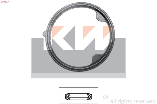 Uszczelka, termostat KW 590 627
