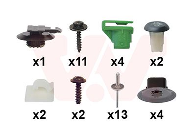 Set montaj, bara protectie VAN WEZEL 4422793