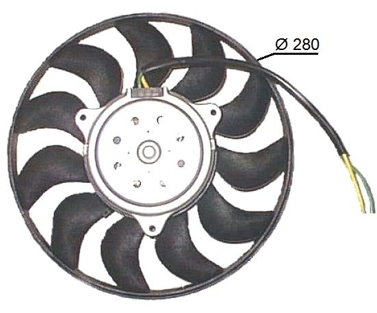 Větrák, chlazení motoru NRF 47616