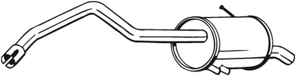 Tłumik końcowy KLOKKERHOLM 278-803