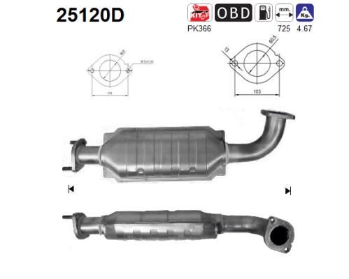 Katalizator AS 25120D
