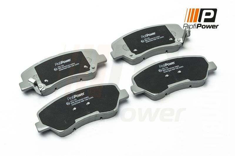 Levně Sada brzdových destiček, kotoučová brzda ProfiPower 1B1102