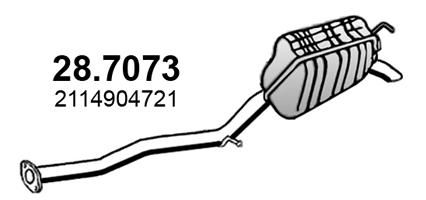 Tłumik końcowy ASSO 28.7073