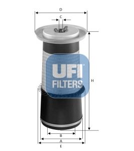 Filtru aer UFI 27.A60.00