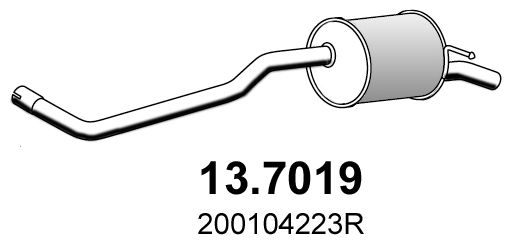 Tłumik końcowy ASSO 13.7019