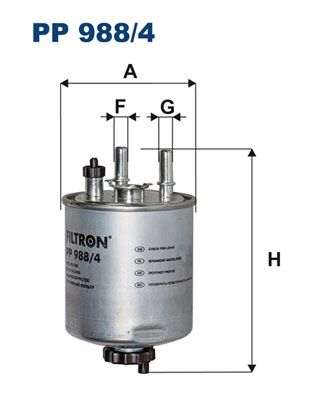 Palivový filtr FILTRON PP 988/4