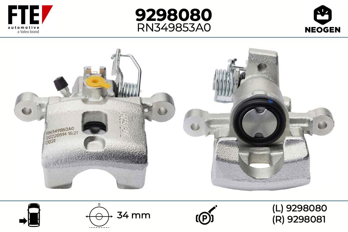 Etrier frana FTE NEOGEN 9298080