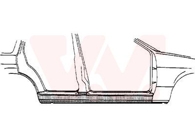 Nástupní panel VAN WEZEL 3715104