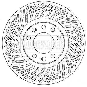 Tarcza hamulcowa BORG & BECK BBD5352