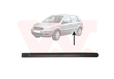 Baguette et bande protectrice, porte