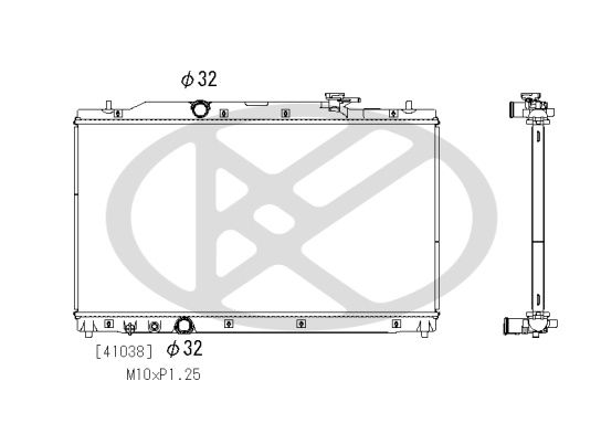 Radiator, racire motor KOYORAD PL083889R