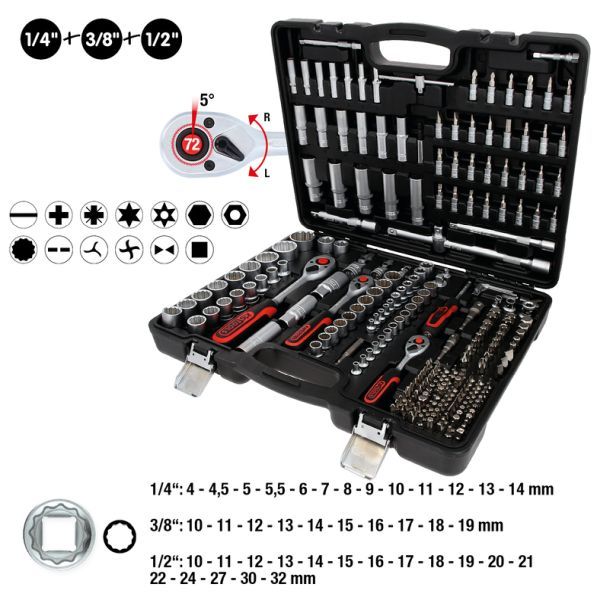 Set chei tubulare KS TOOLS 916.0255