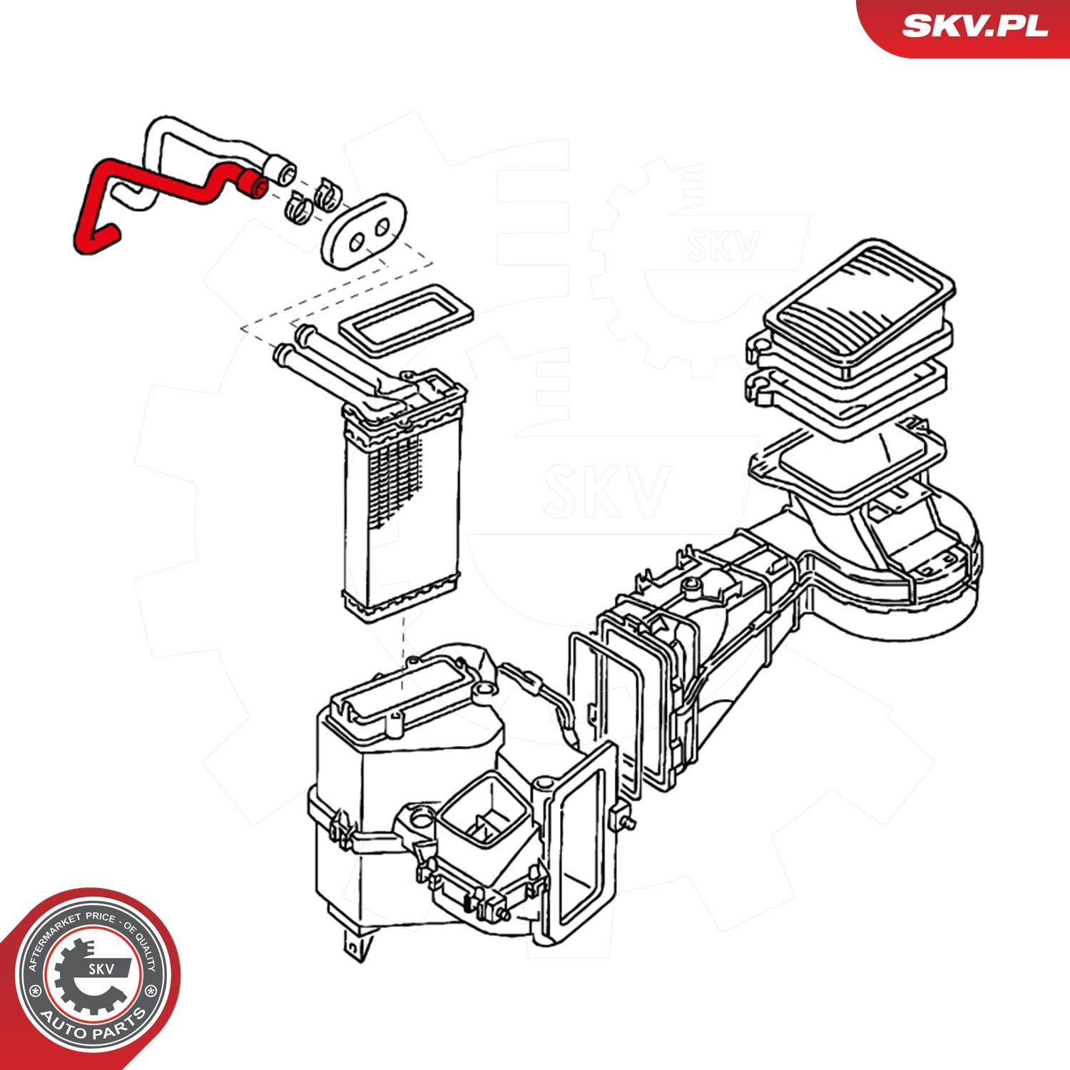 Furtun radiator ESEN SKV 24SKV370