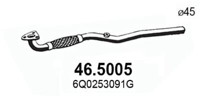 Rura wydechowa ASSO 46.5005