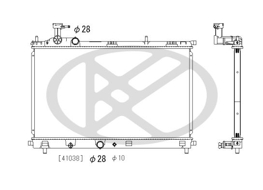 Radiator, racire motor KOYORAD PL103613