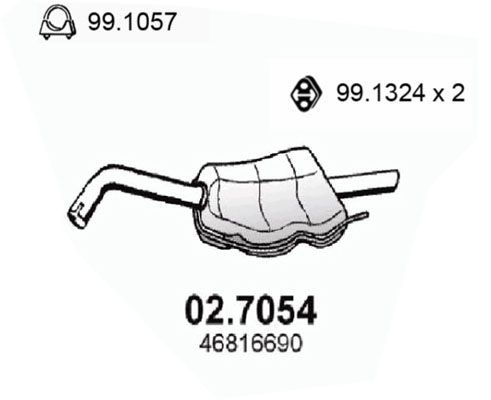 Toba esapament finala ASSO 02.7054