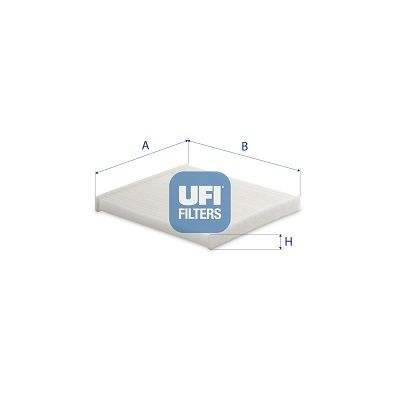 Filtr, vzduch v interiéru UFI 53.186.00