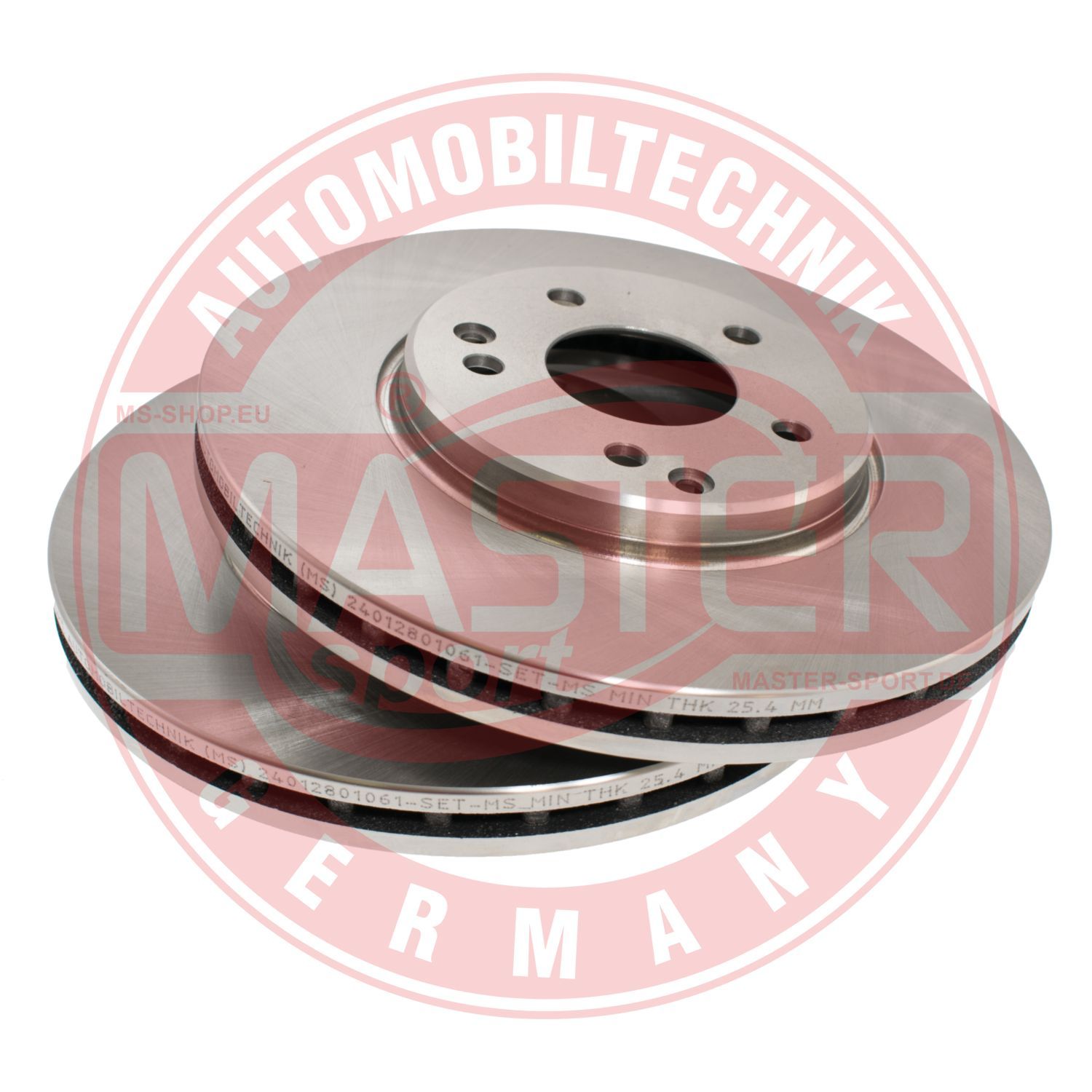Tarcza hamulcowa MASTER-SPORT GERMANY 24012801061-SET-MS