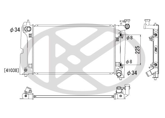 Radiator, racire motor KOYORAD PL011605
