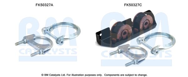 Zestaw montażowy, rura wydechowa BM CATALYSTS FK50327