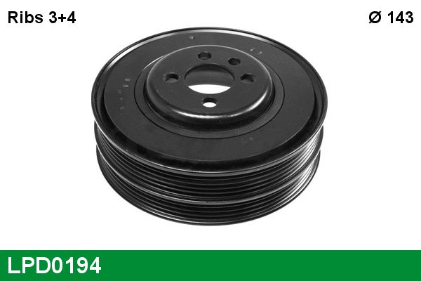 Koło pasowe, wał korbowy LUCAS LPD0194