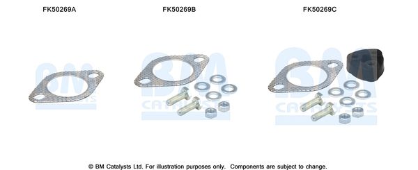 Zestaw montażowy, rura wydechowa BM CATALYSTS FK50269