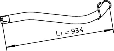 Rura wydechowa DINEX 28782