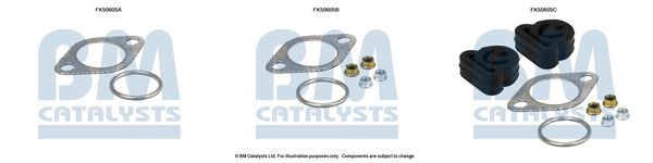 Zestaw montażowy, rura wydechowa BM CATALYSTS FK50605