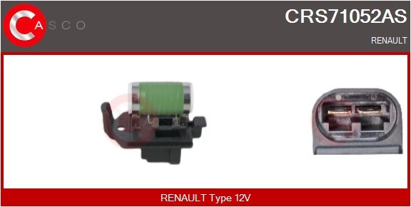 Předřazený odpor, elektromotor (ventilátor chladiče) CASCO CRS71052AS